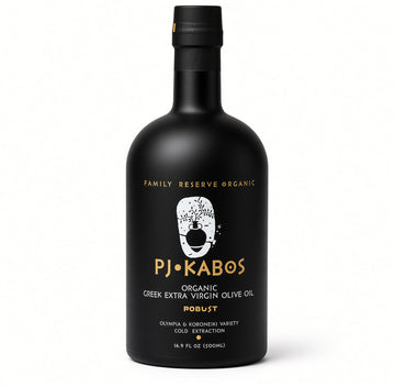 PJ Kabos Organic Greek Extra Virgin Olive Oil – Robust 500ml