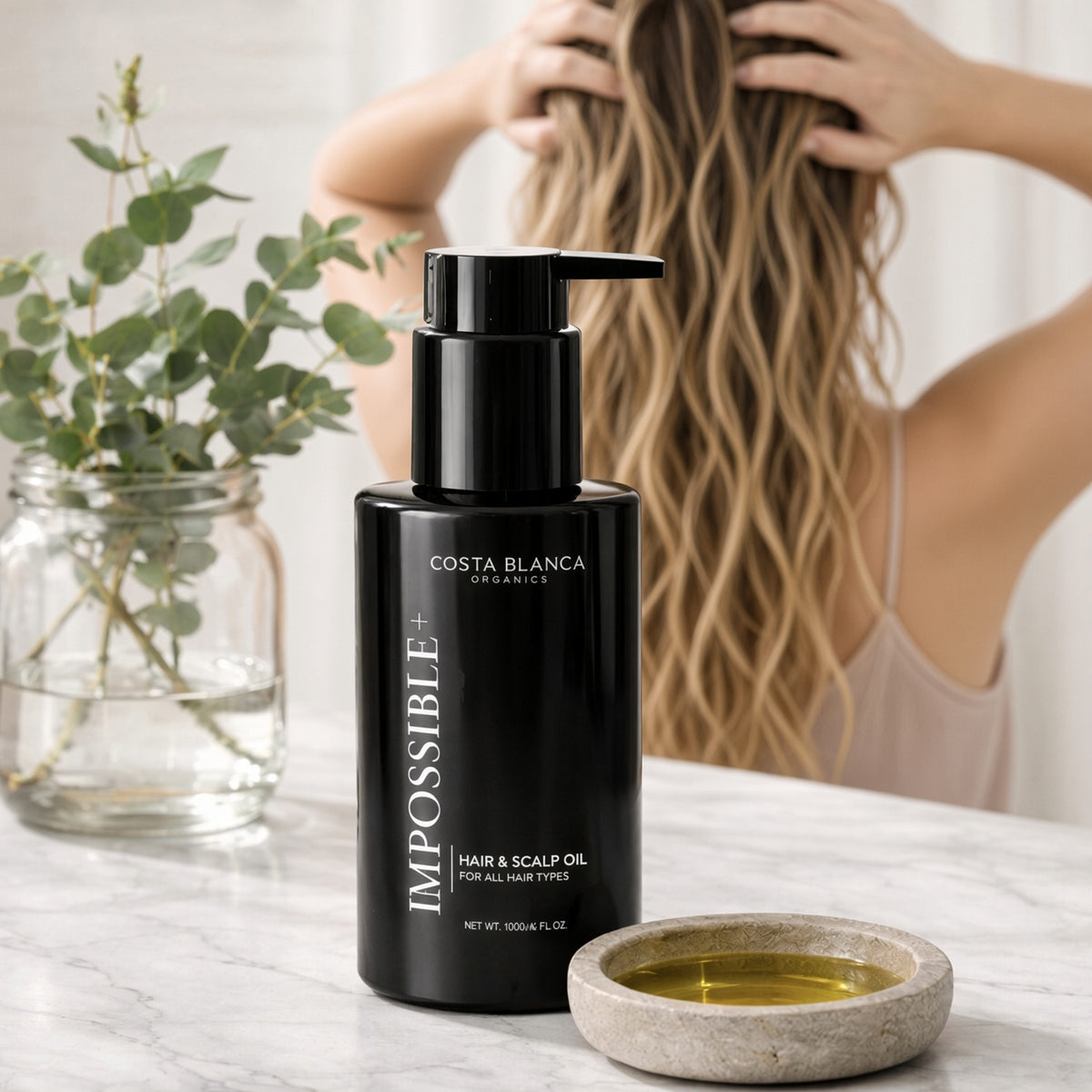Impossible+ Organic Hair & Scalp Oil – Pre-Wash Treatment for Stronger Roots