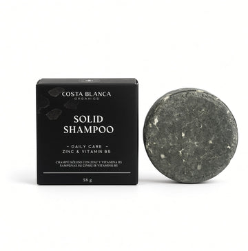 Solid Shampoo Bar with Zinc & Vitamin B5 – Daily Care