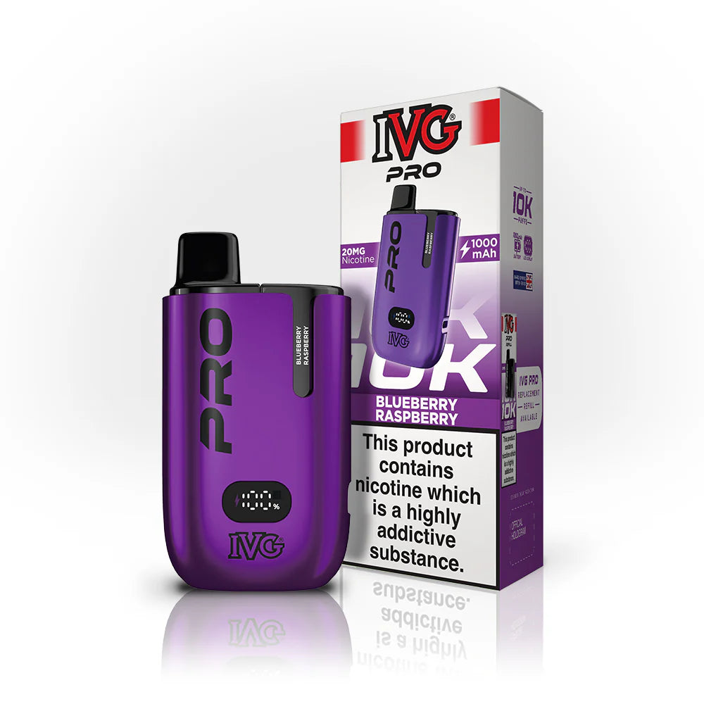 IVG Pro 10K Kit Blueberry Raspberry UK